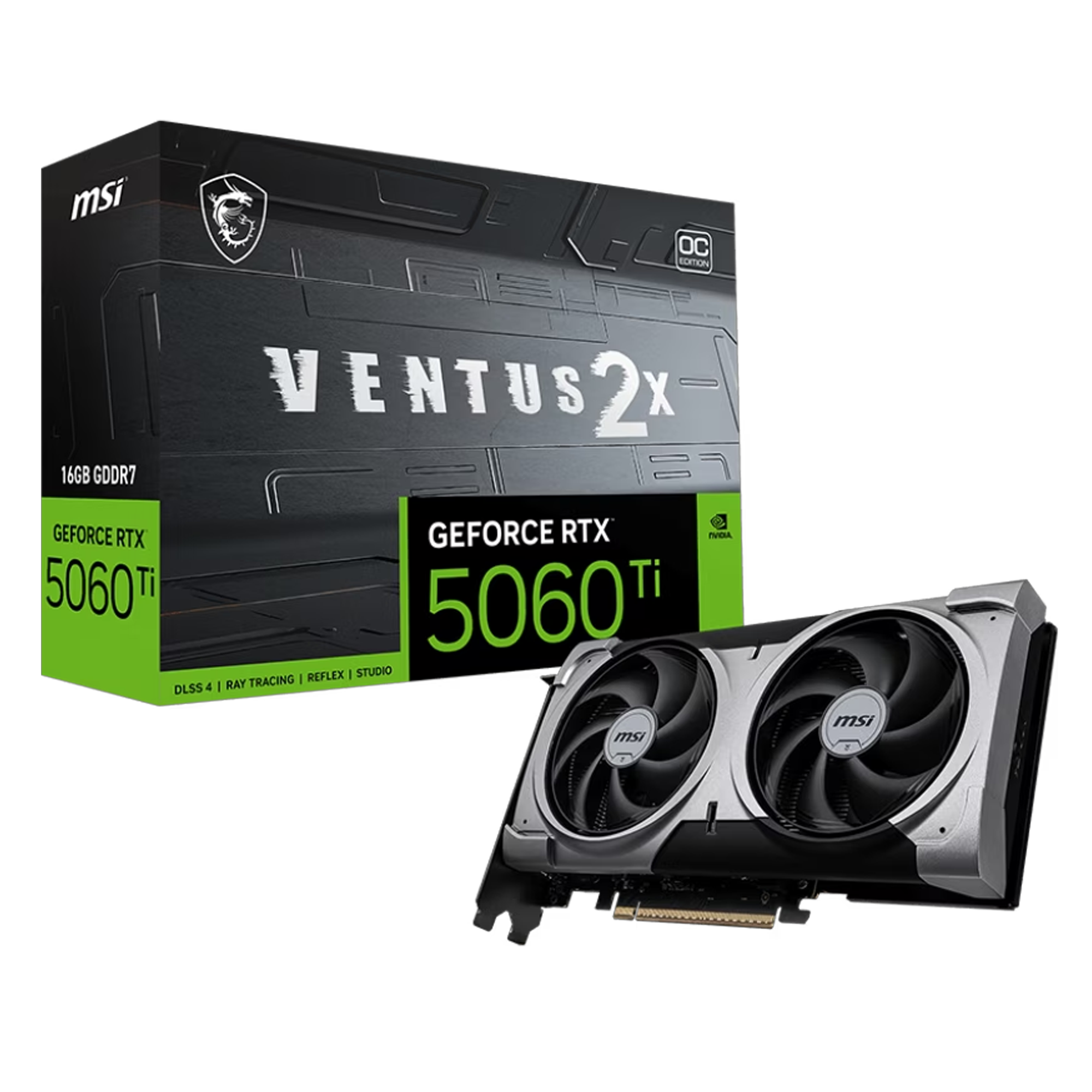 MSI GeForce RTX 5060 Ti 16GB VENTUS 2X OC PLUS